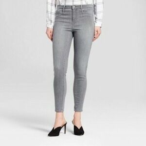 Mossimo Mid Rise Jegging Jeans Gray Stretch Lightweight Gray Women 12